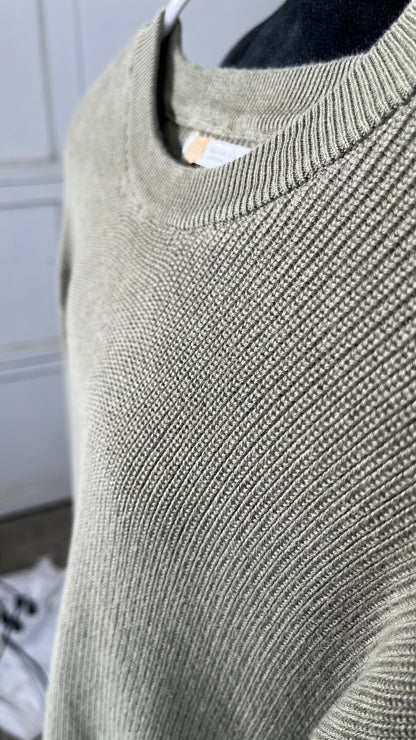 COOFANDY Men's Crew Neck Sweater Slim Fit Lightweight Sweatshirts Knitted Pullover for Casual Or Dressy Wear Size M