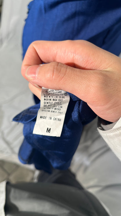 Off Shoulder Prom Dresses with Slit for Women Pleated Mermaid Satin Formal Evening Gown  Size M