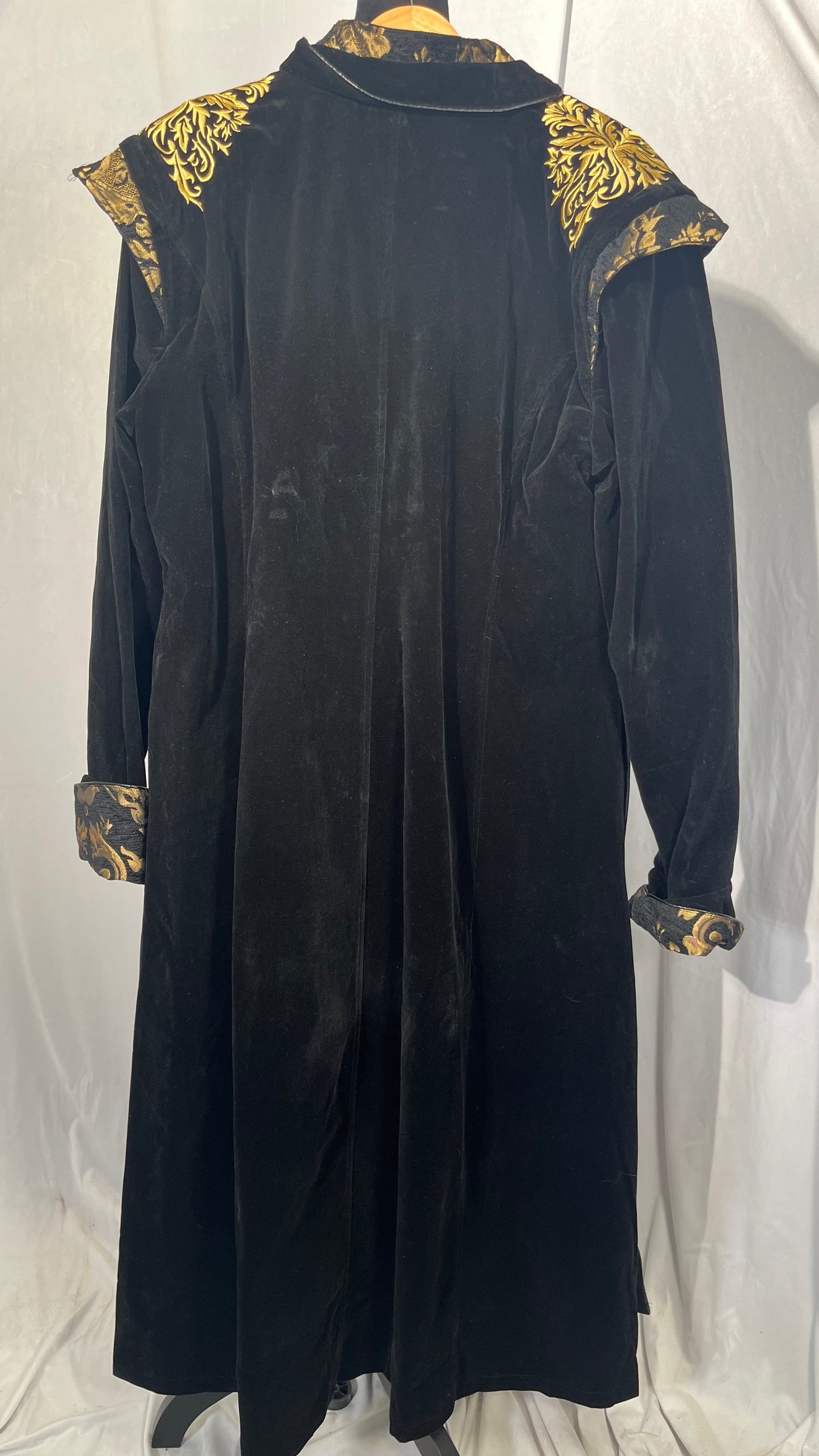 Men's Steampunk Medieval Tailcoat Jacket Victorian Gothic Frock Coat 2XL