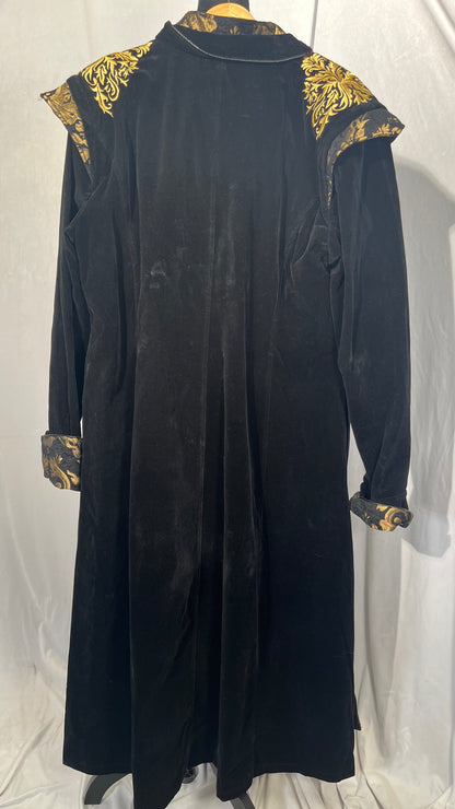 Men's Steampunk Medieval Tailcoat Jacket Victorian Gothic Frock Coat 2XL