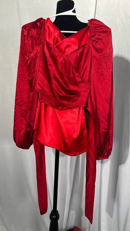 CARNEA Women's Wrap BlouseSize NO