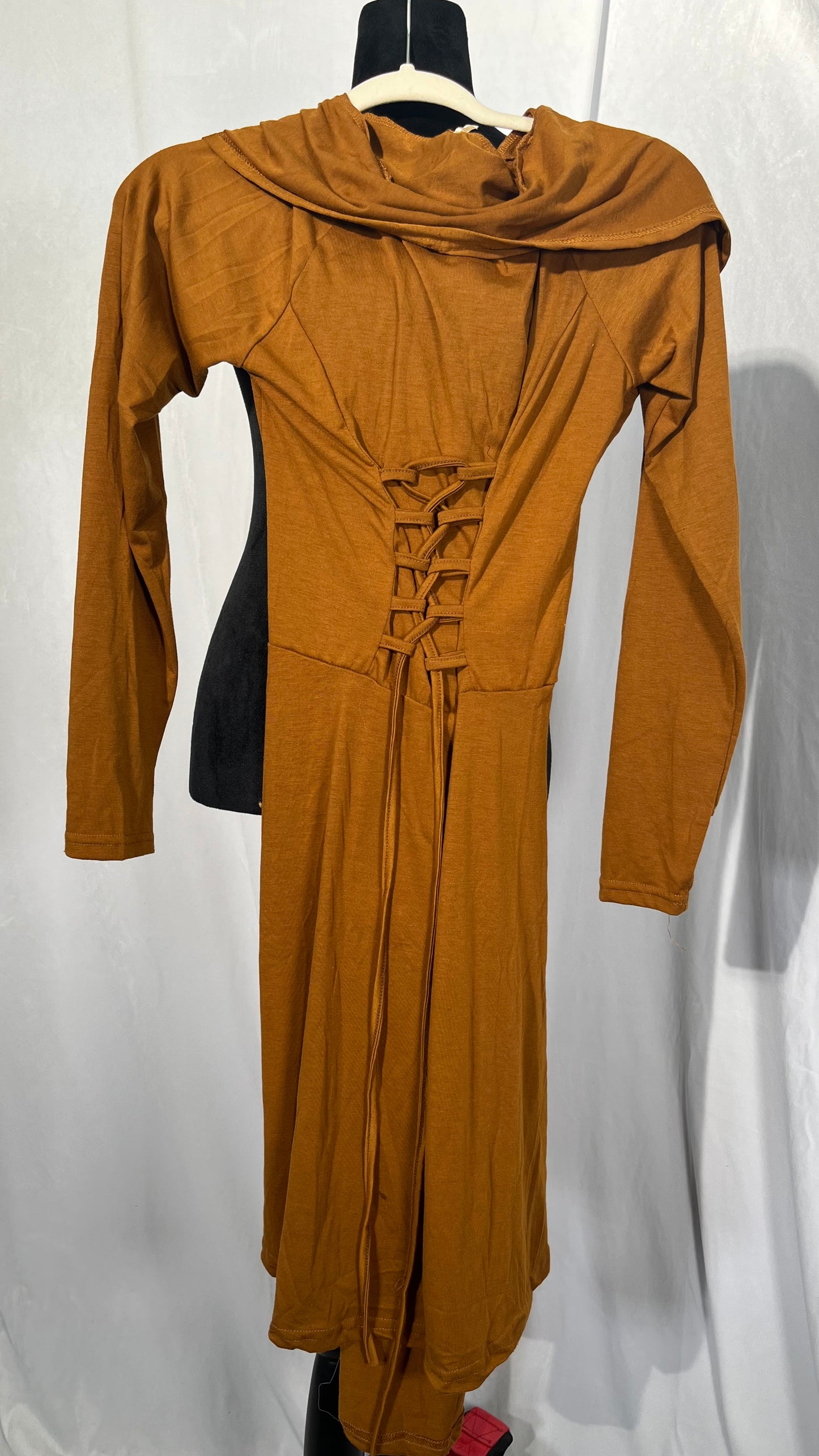 Vicki Gunvalson’s Bronze Ruched Confessional Dress Size S