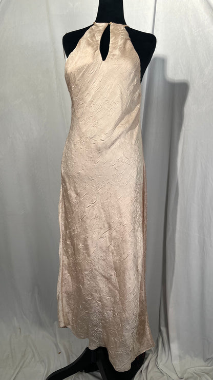 LILLUSORY Knitted Dresses Twisted Front Bodycon Dress with Back Slit Size S