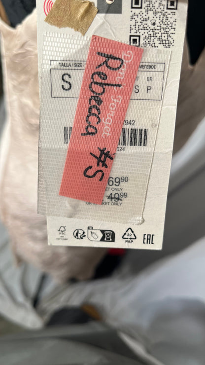 LILLUSORY Knitted Dresses Twisted Front Bodycon Dress with Back Slit Size S