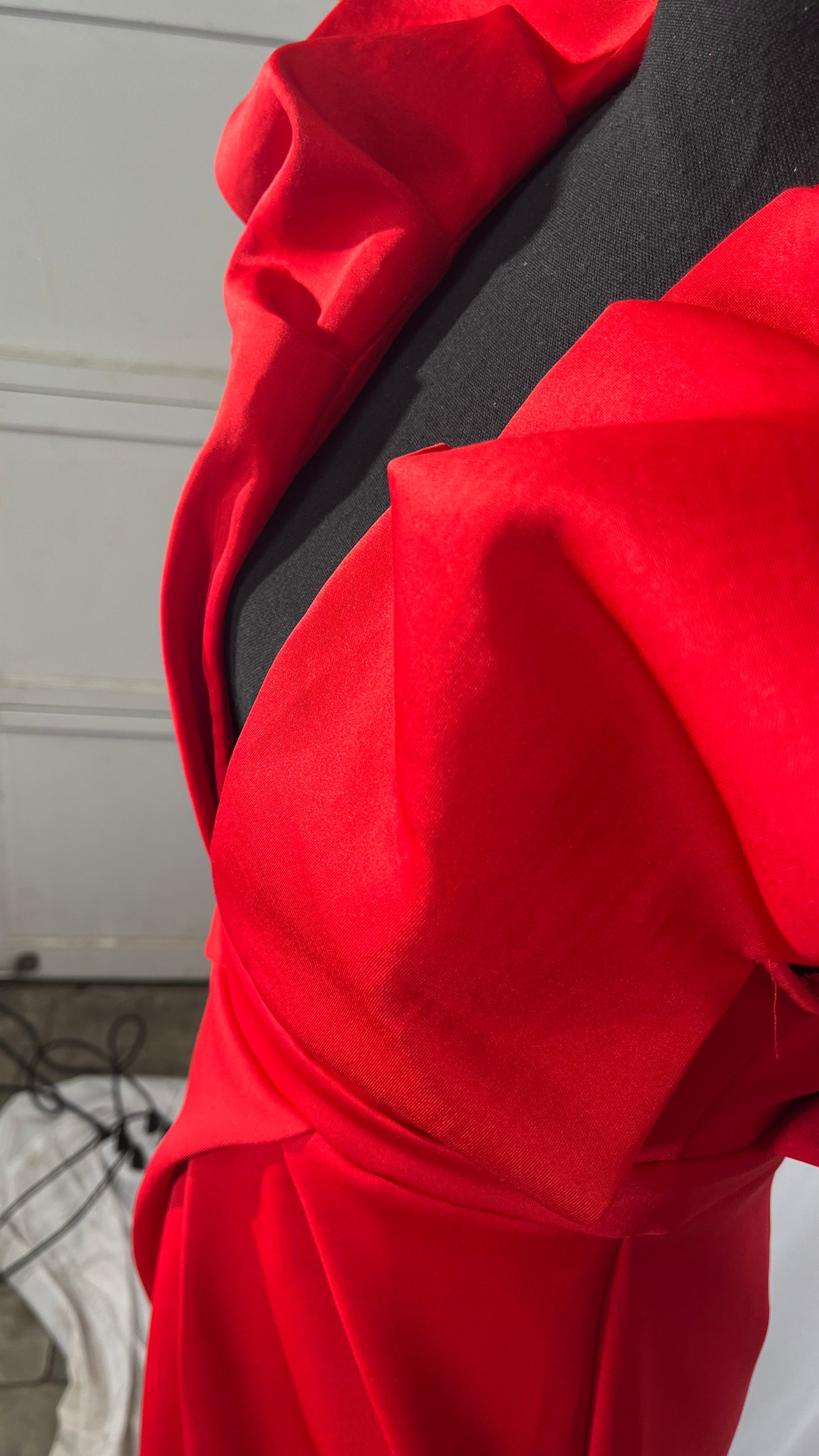 Memoriesea Women's Sexy Off Shoulder Bodycon Lantern Sleeve Front Hook Midi Party Dress Size S Active