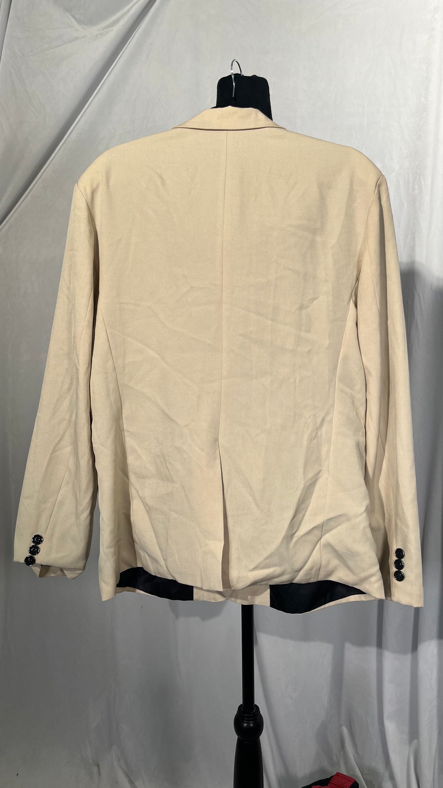 Men's Casual Linen Blazer Jacket Slim Fit Suit Jacket for Men's Casual Blazer Sport Coat Size L