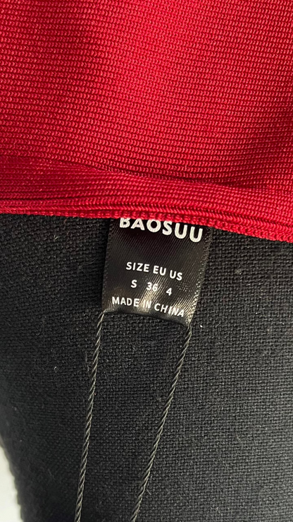 Women's Mini Short Dress Solid Tie Backless Slit Thigh Mini Dress Sleeveless Sexy  Size S