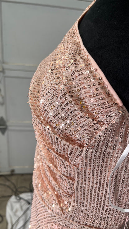 GRACE KARIN Women's Sparkly Sequin Cocktail Dress Elegant Bodycon Prom Dress  Size M