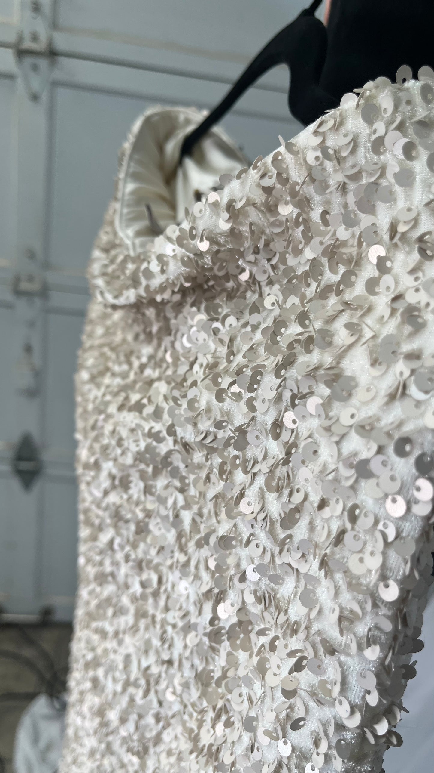 Women See Through Sequin Skirts Low Waist Straight Long Skirts Summer Elegant Sexy Beach Skirts  Size S