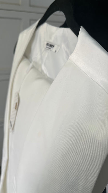 Women's Waistcoat Flap Pockets Decoration One-Button Sleeveless Crop Top Vest Short Camisole VestSize XL