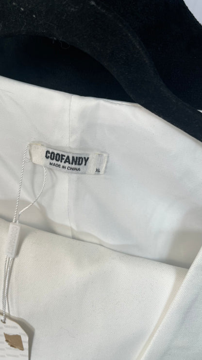 Women's Waistcoat Flap Pockets Decoration One-Button Sleeveless Crop Top Vest Short Camisole VestSize XL