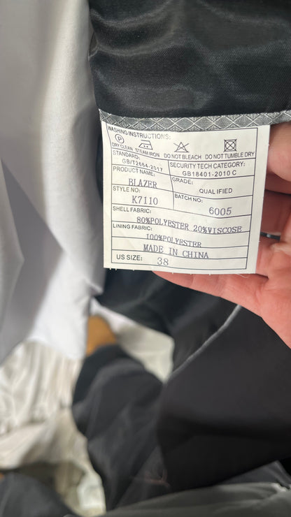 COOFANDY Mens Blazer Sport Coats Casual Slim Fit Suit Jacket Business One Button Blazers  Size 38