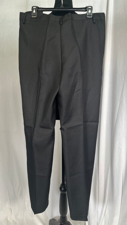 Alloaone Men Fashion Dress Pants Loose Straight Casual Pants Mens Office Formal Trousers Black Size NO