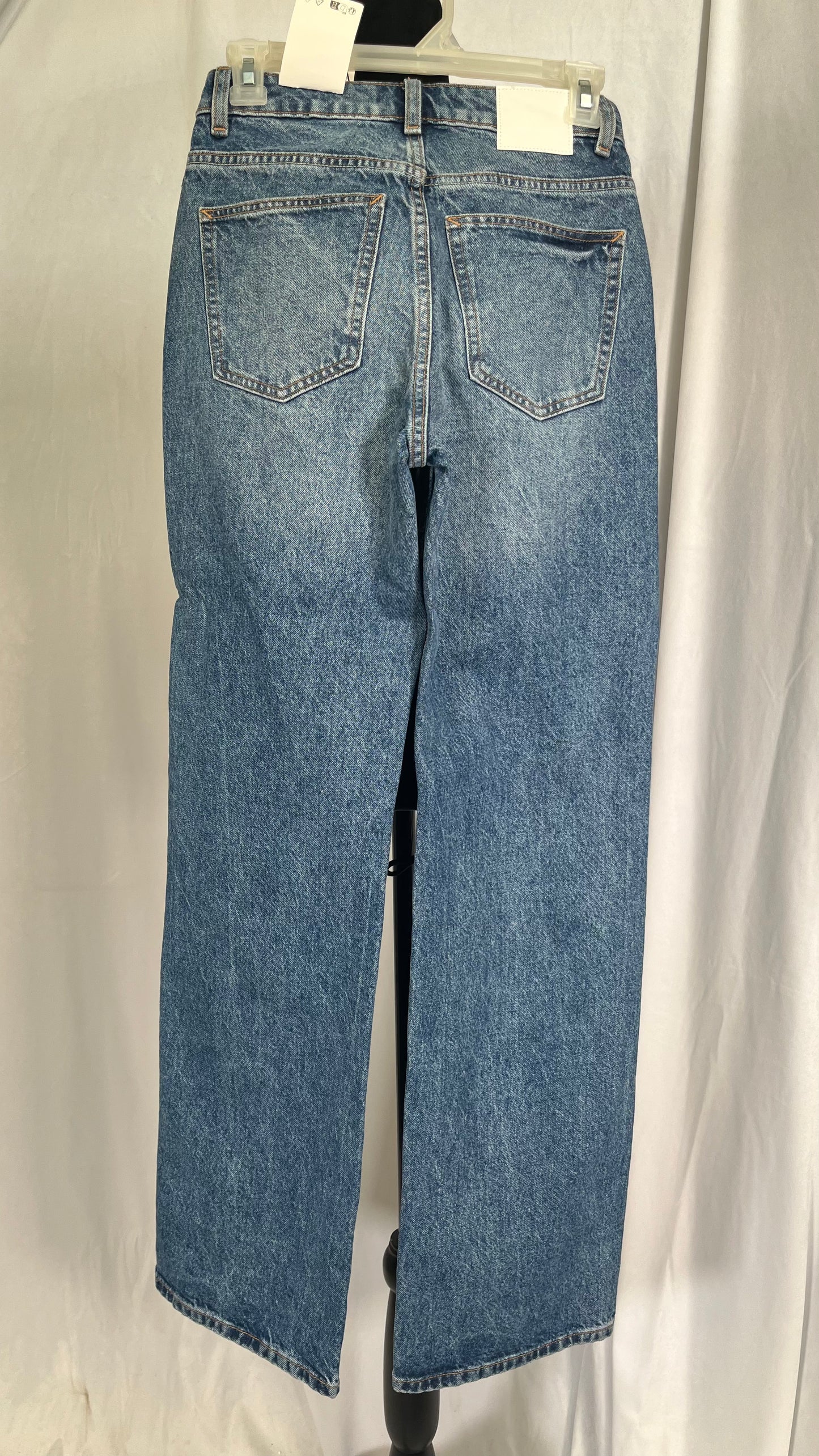 Men's Baggy Jeans Y2k Hip Hop Jeans Wide Leg Skater Denim Pants Casual Loose Fit Streetwear Skateboard Pants Trousers Size 32