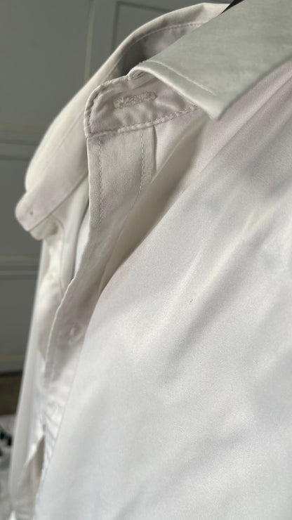 Short White Shirt Size M