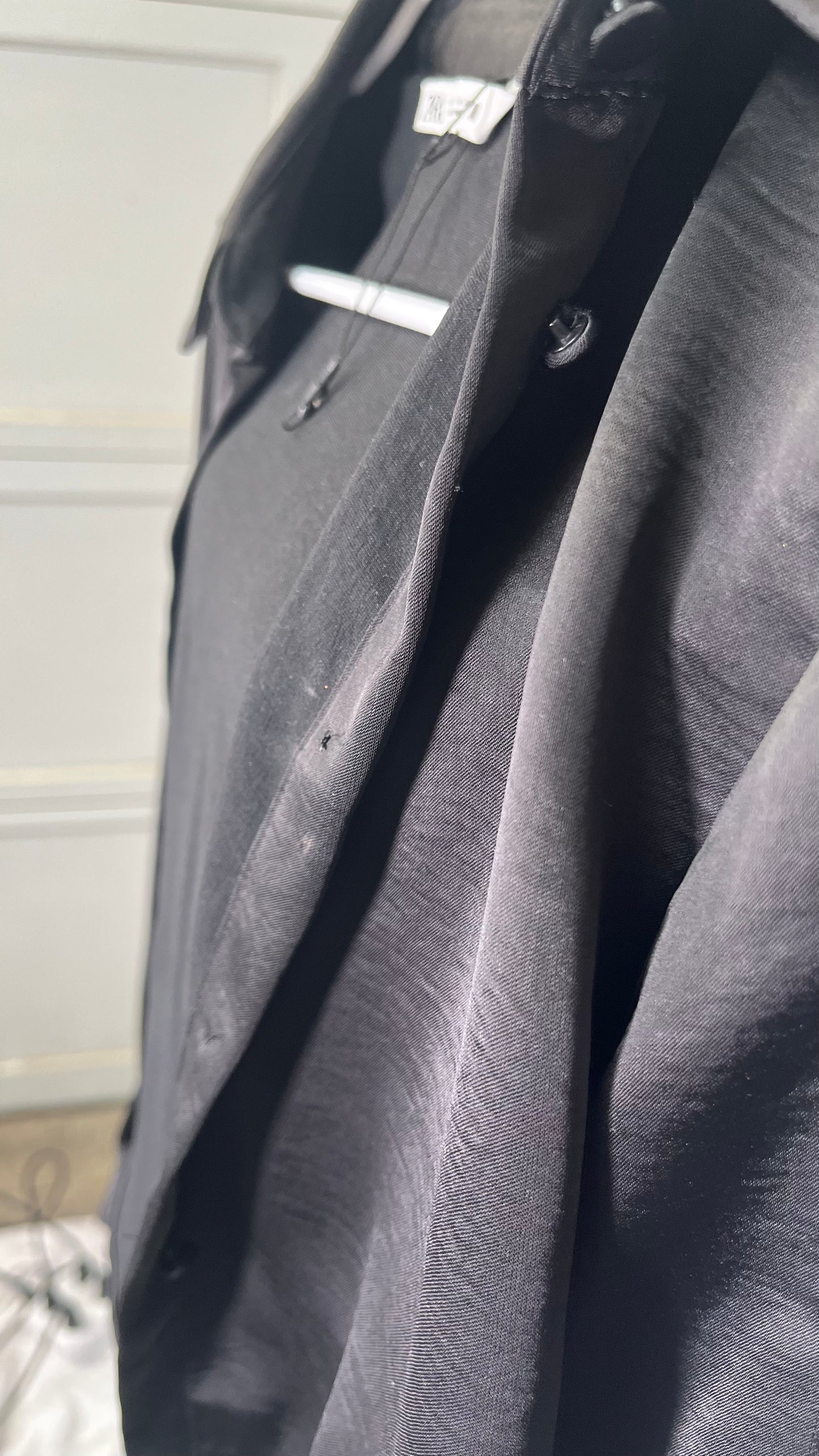 ZARA Short Black Top Shirt Size S