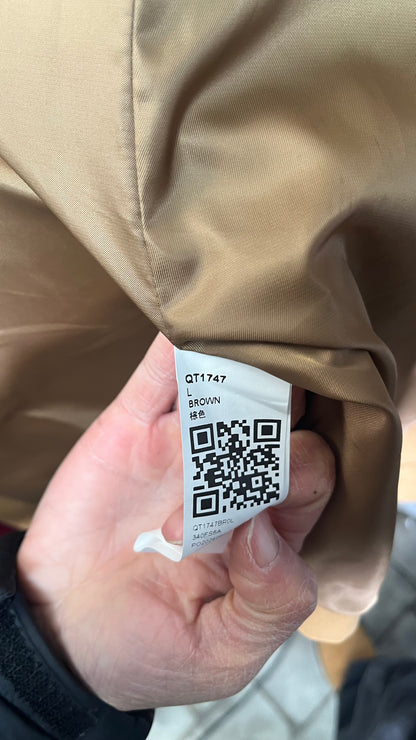 Blade Runner Coat Rick Deckard Trenchcoat Costume Brown  Size L