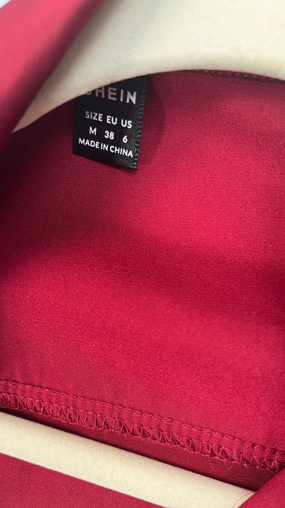 Satin Button Shirts for Women Solid Color Long Sleeve Slim Fit Office Blouses Casual Business Silk Tops with Pocket  Size M