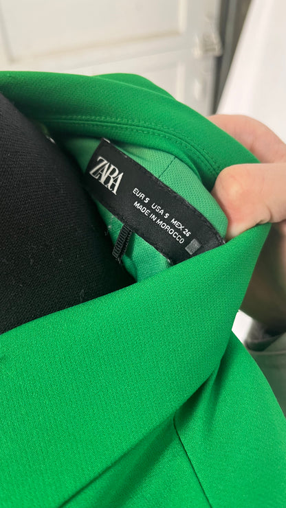 ZARA Green Dress Size S
