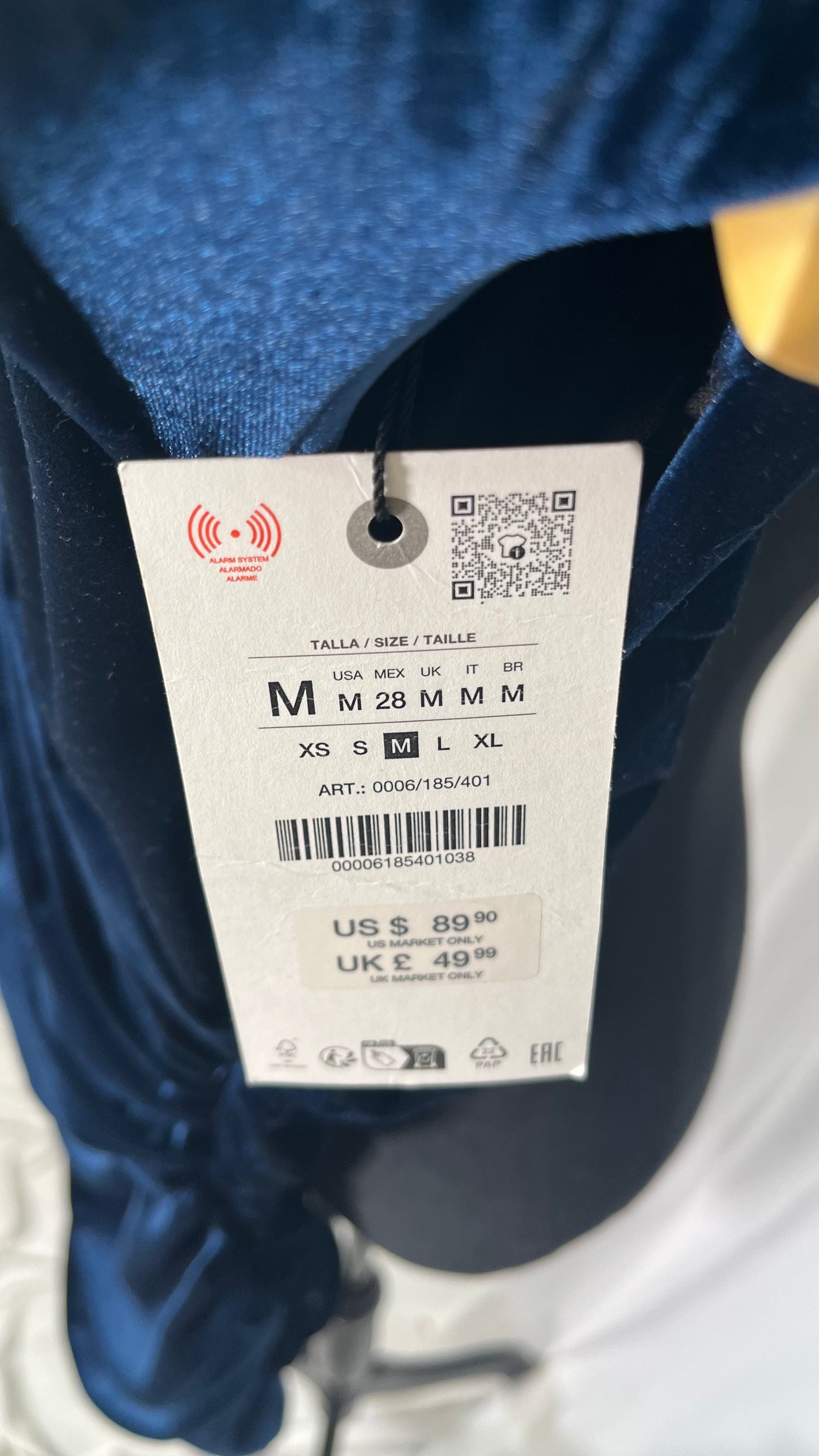 BELLA BARNETT Velvet Drape Dress Size M