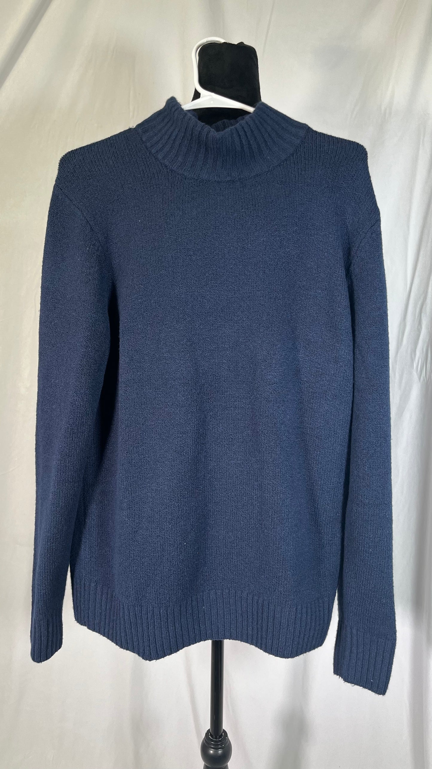 COOFANDY Men's Mock Turtleneck Sweater Long Sleeve Basic Half Neck Pullover Casual Knitted Thermal Pullover Sweater Size L