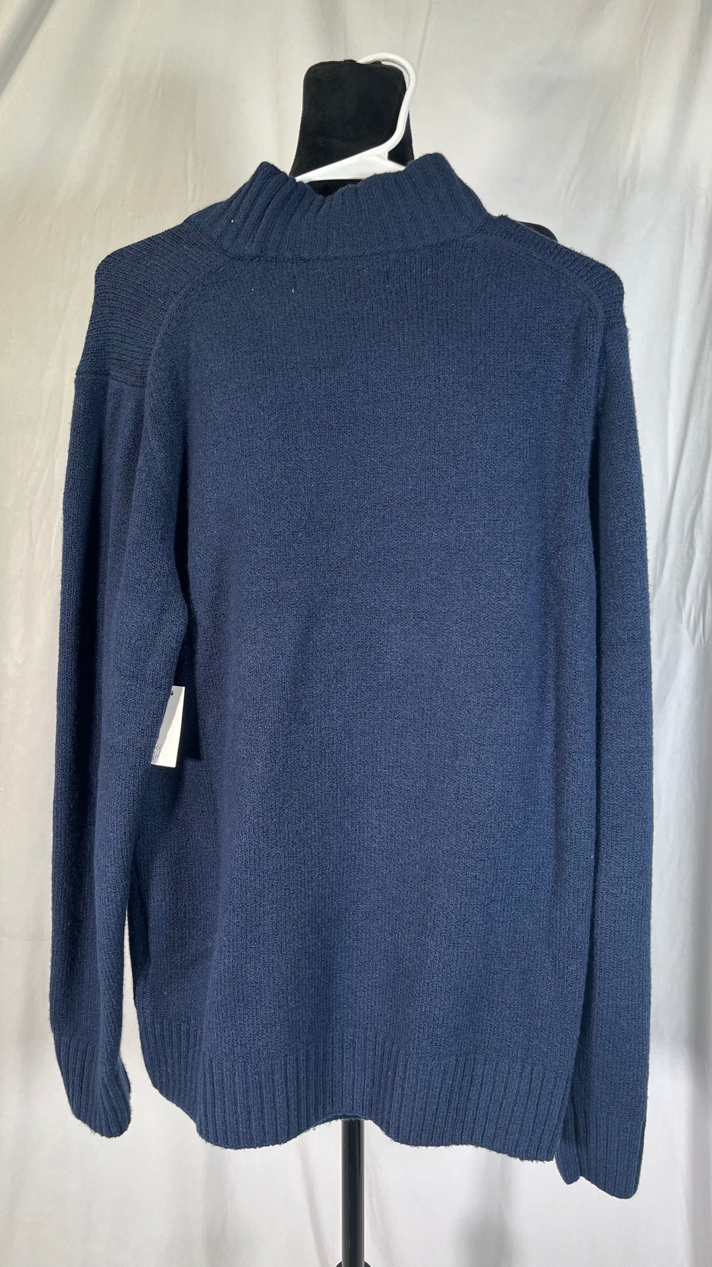 COOFANDY Men's Mock Turtleneck Sweater Long Sleeve Basic Half Neck Pullover Casual Knitted Thermal Pullover Sweater Size L