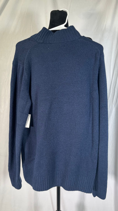 COOFANDY Men's Mock Turtleneck Sweater Long Sleeve Basic Half Neck Pullover Casual Knitted Thermal Pullover Sweater Size L