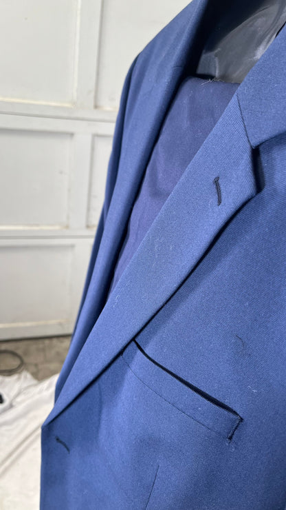 Light Blue Blazer for Men Blazer Jacket Slim Fit Casual Suit Size 44R