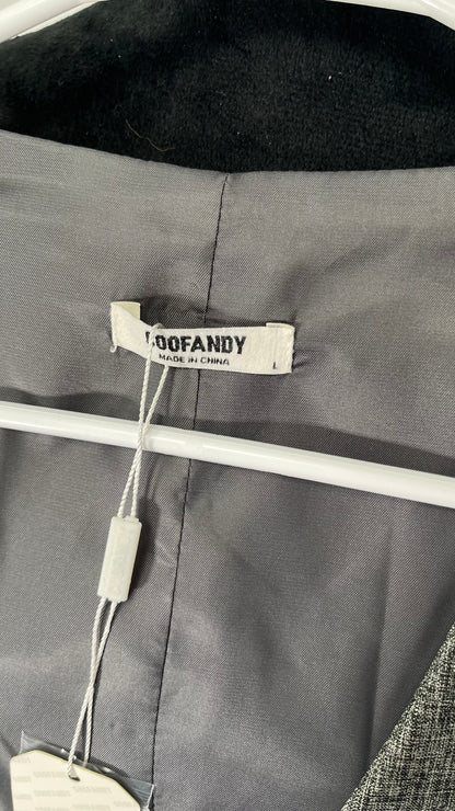 Ruth&Boaz 2Pockets 5Buttons Wool Tweed Business Suit Vest Size L