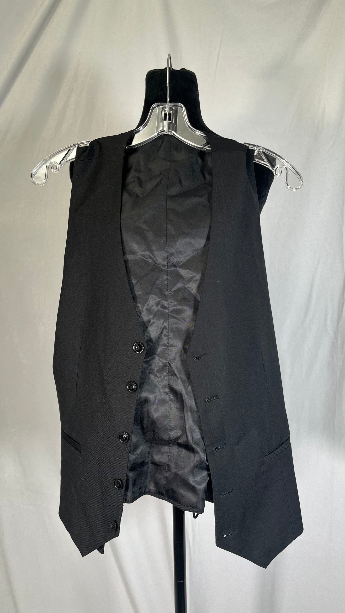 VATPAVE Mens Victorian Suit Vest Steampunk Gothic Waistcoat Size M