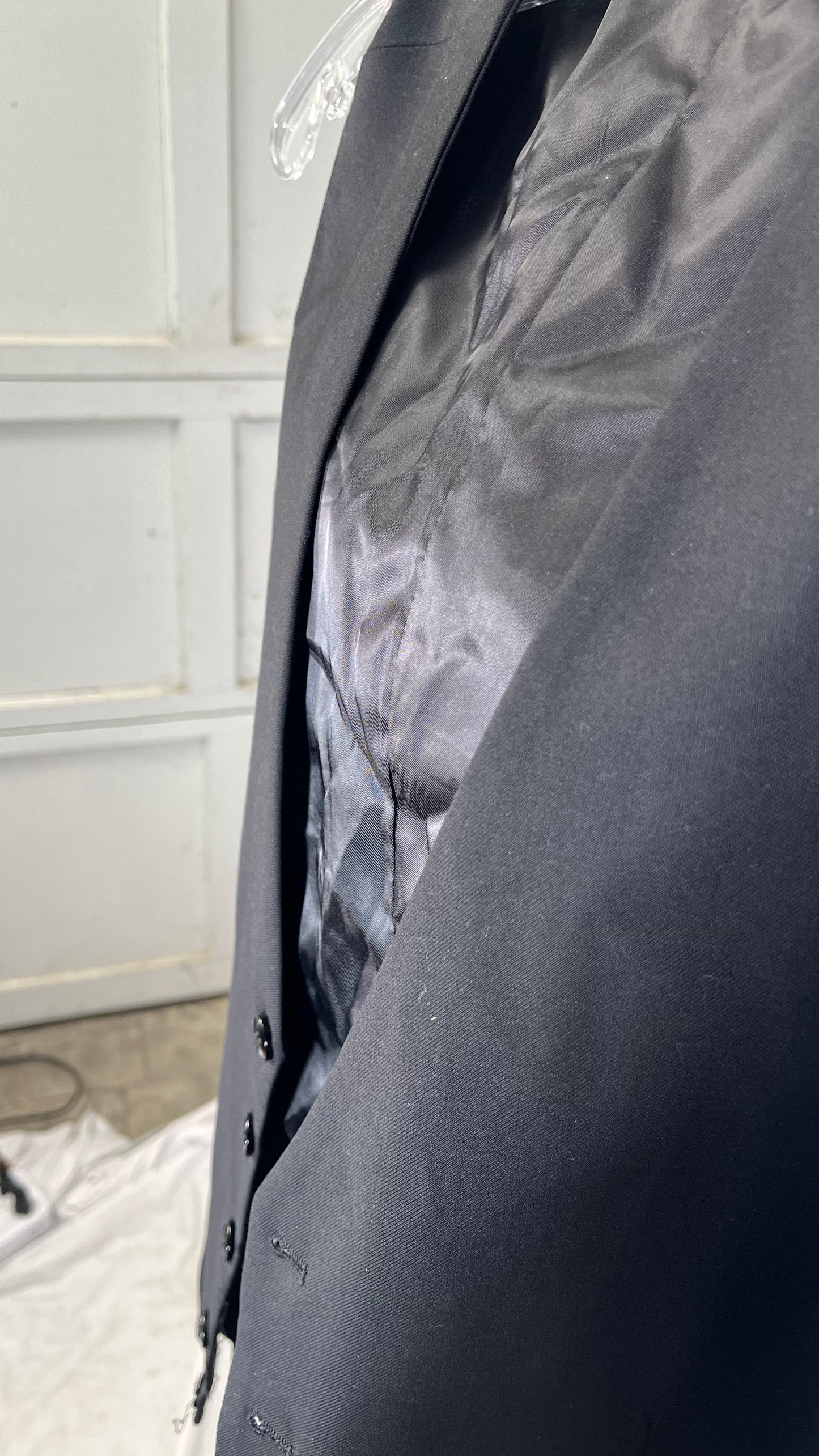 VATPAVE Mens Victorian Suit Vest Steampunk Gothic Waistcoat Size M