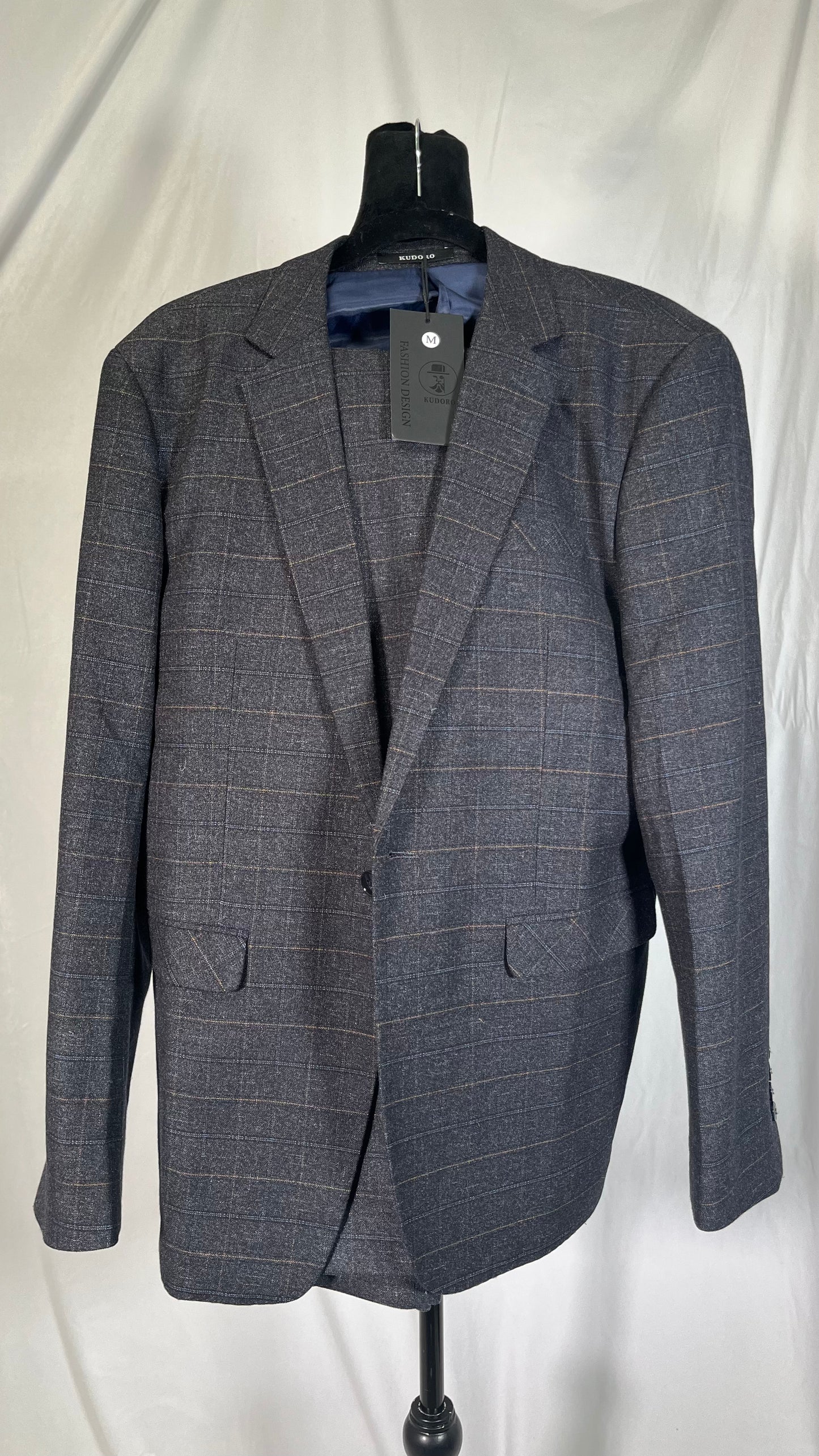 Mens Suit Jacket Casual Notched Lapel Collar Open Front Blazer Roll Up Sleeve Slim Fit Business Office Coats Size M