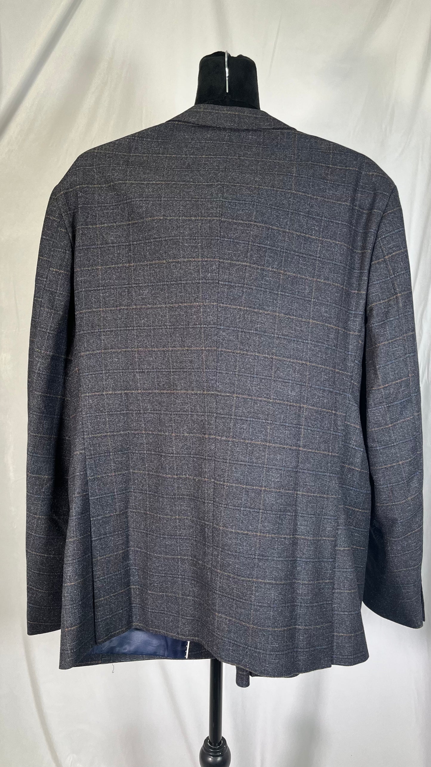 Mens Suit Jacket Casual Notched Lapel Collar Open Front Blazer Roll Up Sleeve Slim Fit Business Office Coats Size M