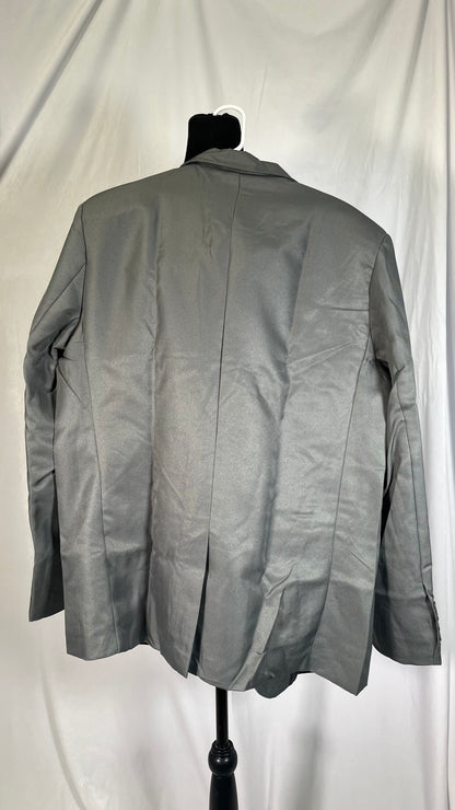 MAGE MALE Men's Blazer Casual Knit Sport Coat Slim Fit Suit Jacket One Button Lightweight Blazers Size L