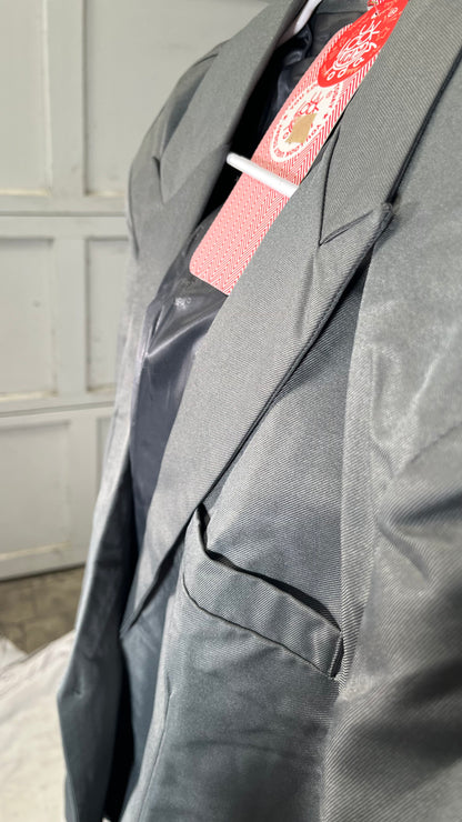 MAGE MALE Men's Blazer Casual Knit Sport Coat Slim Fit Suit Jacket One Button Lightweight Blazers Size L