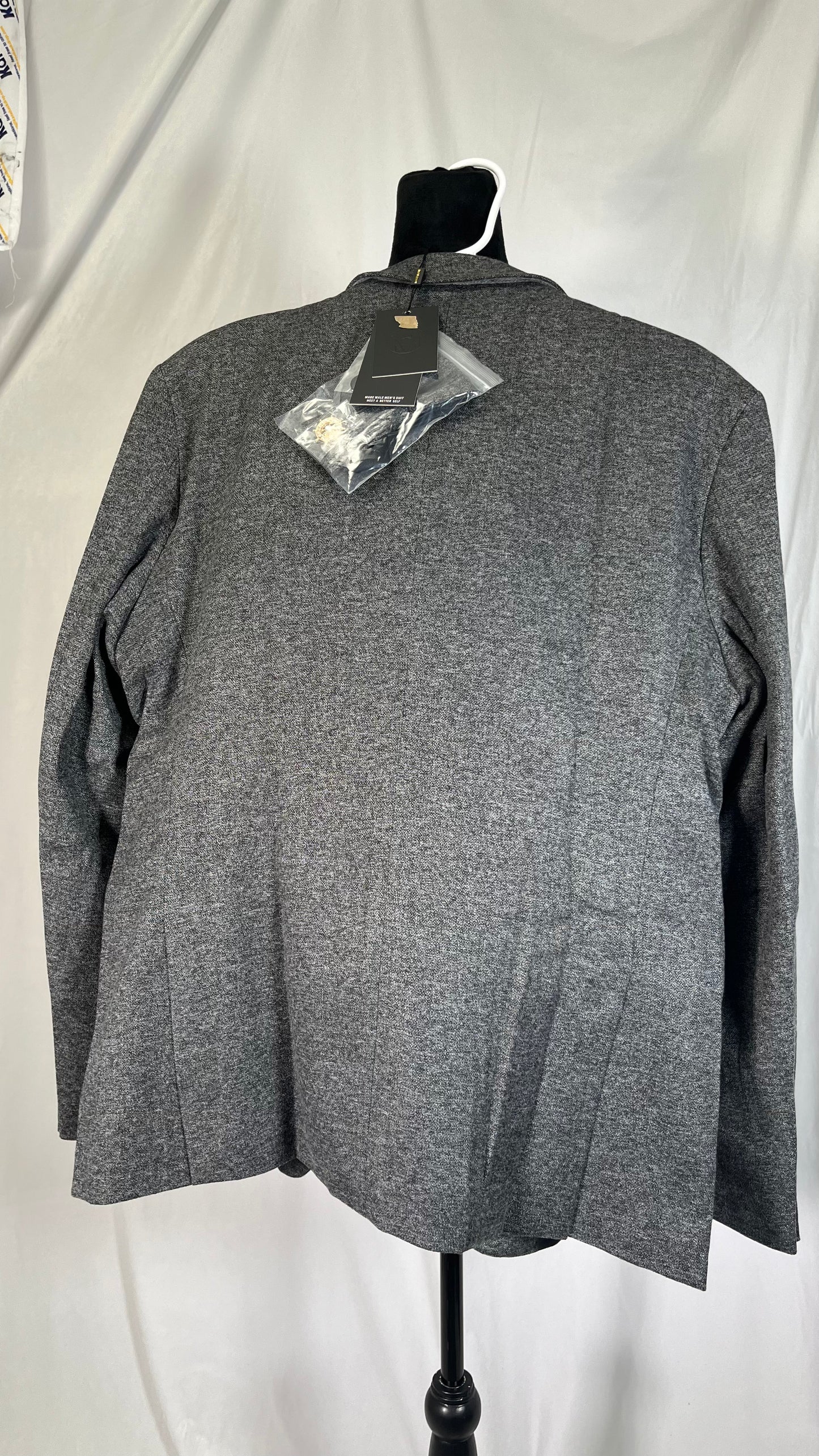 Short Grey Suits Trousers Size L