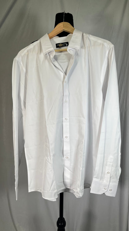 Short White Shirt Size L