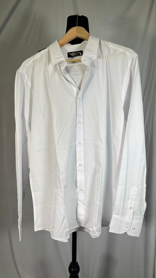 Short White Shirt Size L