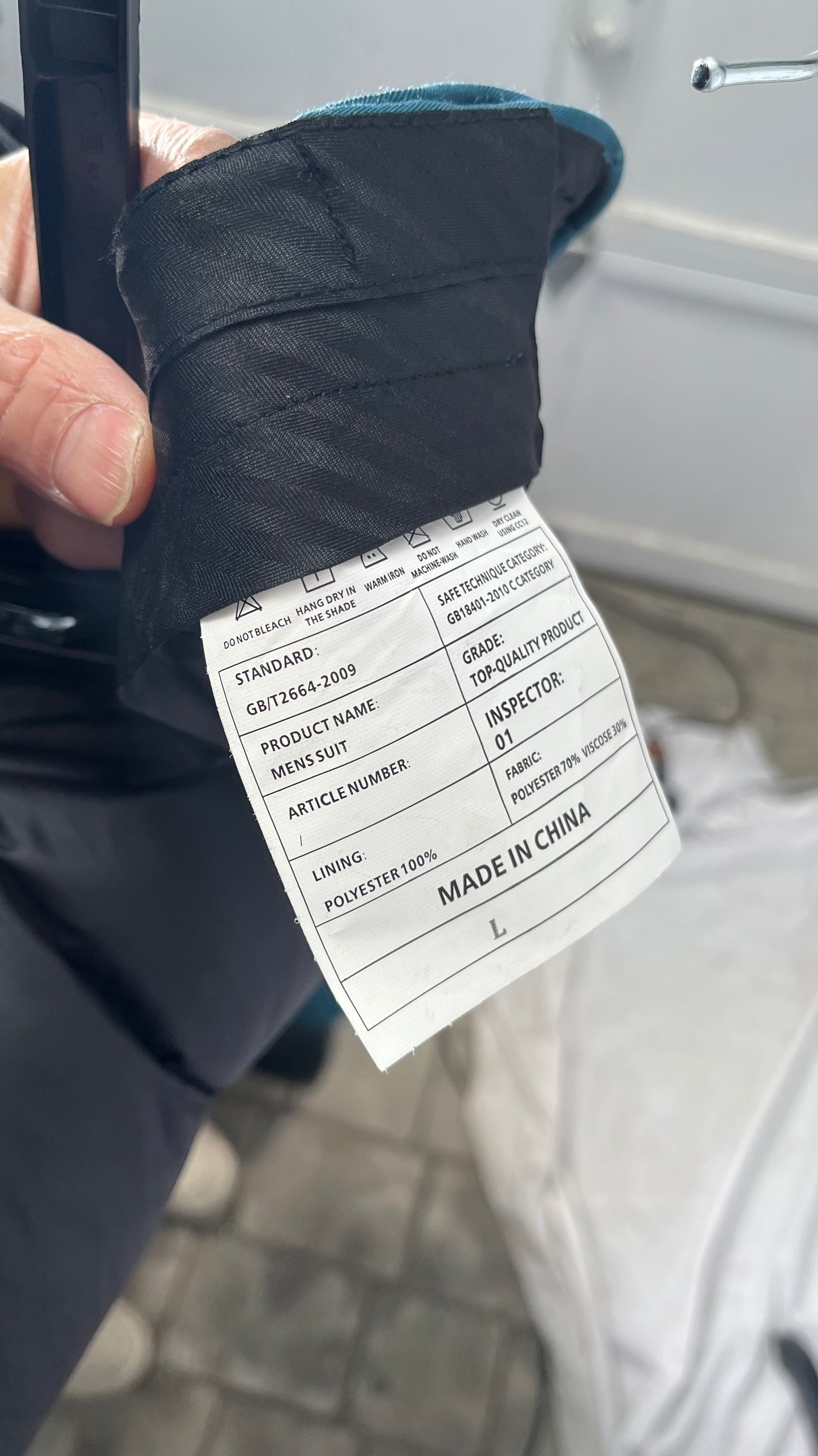 Twill Average Length Pant Size L