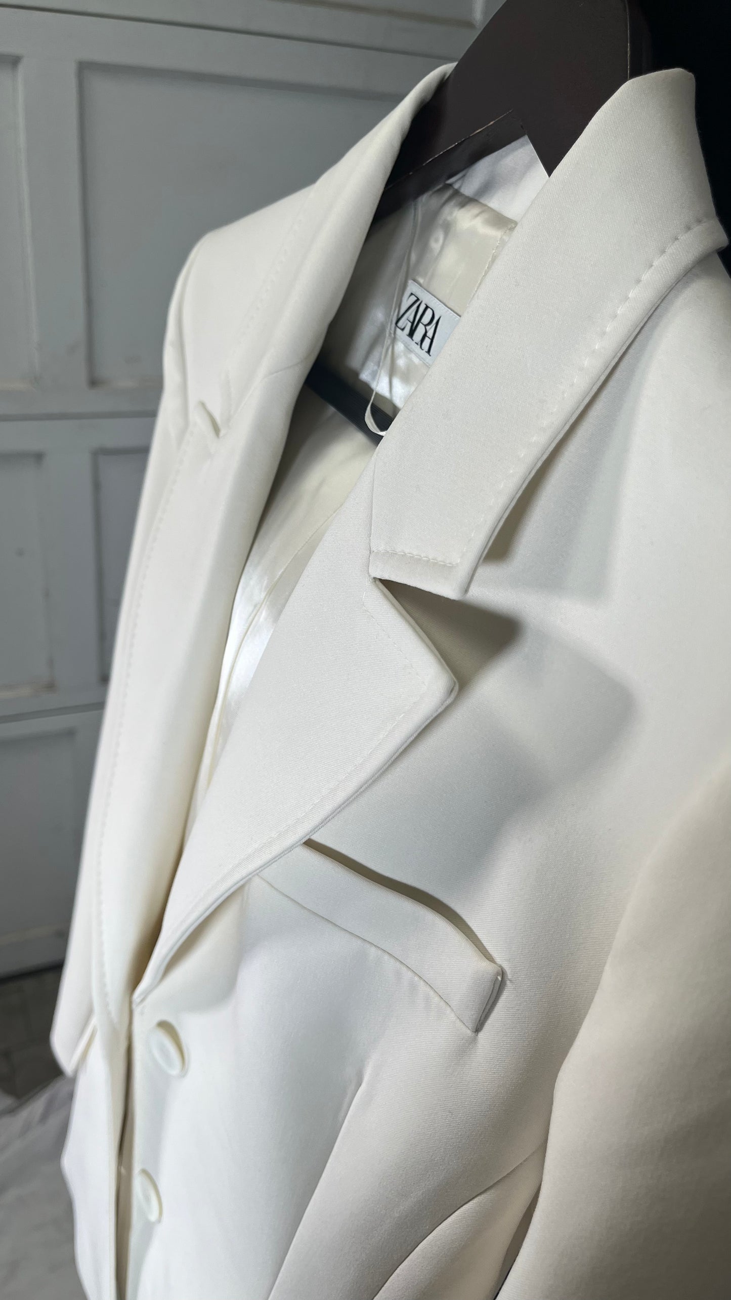 FITTED SHOULDER PAD BLAZER Size S