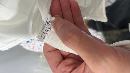 Women's Dresses, Sequin Dress Long Gift Annual Meeting Suspender Evening Dress (Color : White, Size : X-Large) Size No