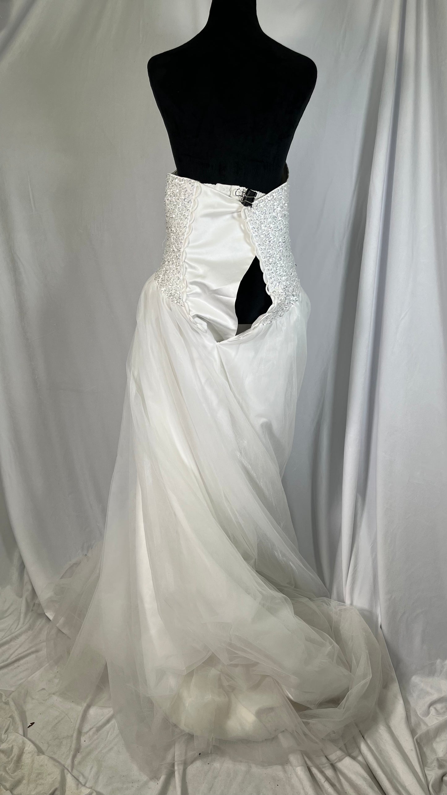 Q-Tawwer Off The Shoulder Wedding Dresses for Women White Bridal Dress Lace Wedding Gowns for Women Bride Size 6