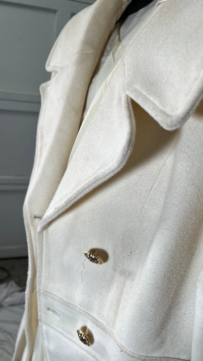 Long Beige Coat Size M