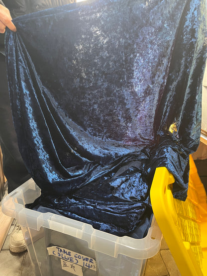 WISPET Black Sequin Tablecloth 90"x132" Party Glitter Tablecloth Rectangular Sequin Table Cover Overlay Glitter Wedding Birthday Reception Decoration Baby Bridal Shower Christmas Halloween Decorations