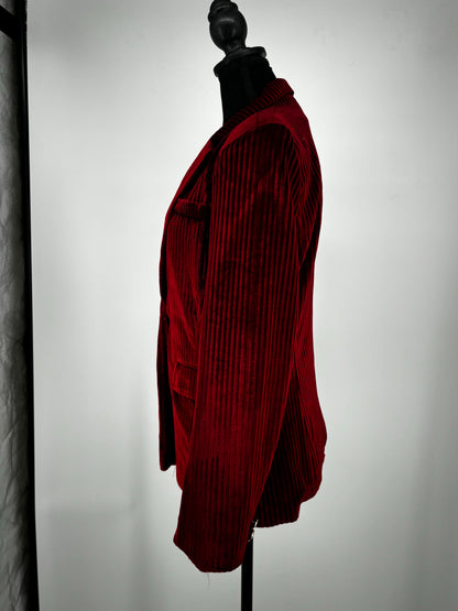 MODFUL Suit Office Work Suit  Women's Tops Long Sleeves Red Size S