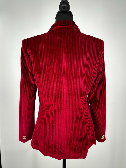 MODFUL Suit Office Work Suit  Women's Tops Long Sleeves Red Size S