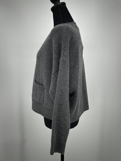 ZARA Women’s Gray Wool Cardigan – Size S