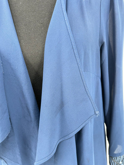 GRACE KARIN Women’s Blue Sheer Cardigan – Size M