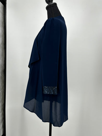 GRACE KARIN Women’s Blue Sheer Cardigan – Size M