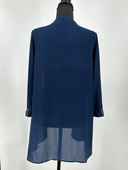 GRACE KARIN Women’s Blue Sheer Cardigan – Size M